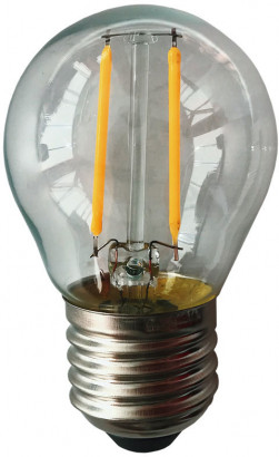 Лампа филаментная для Белт-лайта 45 мм., теплый белый свет, Е27, 2Вт, Rich LED (RL-B-E27-G45T2-2W-TWW)