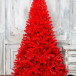 Искусственная елка Искристая 210 см., красная, мягкая хвоя, ЕлкиТорг (152210)