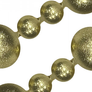Украшение для высотной ёлки Бусы Искристые., 145 см, пластиковые, золотой, ПромЕлка, (БИП-145Gold)