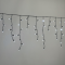 Светодиодная бахрома 3,1*0,5 м., 120 LED,  холодный белый, статика, чёрный провод каучук, LTC (ECO120-1-2WW)
