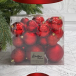 Набор пластиковых шаров Эллада 26 шт., красный, Christmas DeLuxe (87037)