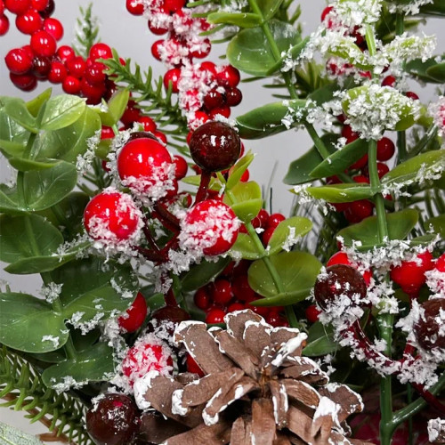 Новогодняя настольная композиция в кашпо 40 см., Christmas DeLuxe (89300)