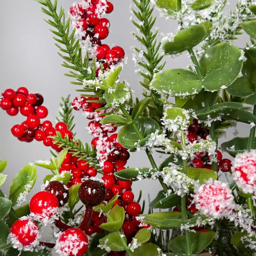 Новогодняя настольная композиция в кашпо 40 см., Christmas DeLuxe (89300)