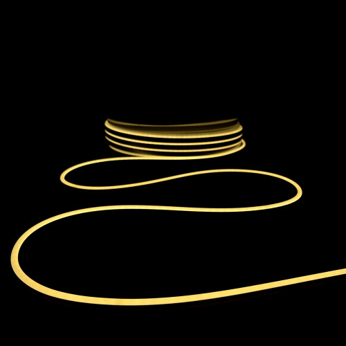 Односторонний гибкий Неон 8х16 мм., 1 метр, Тепло-Белый 12В, IP65, Laitcom (FR-23511) в Санкт-Петербурге