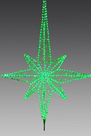 Световая макушка Рождественская Звезда 80 см. в ассортименте, цвет на выбор, ПромЕлка (RZ80)