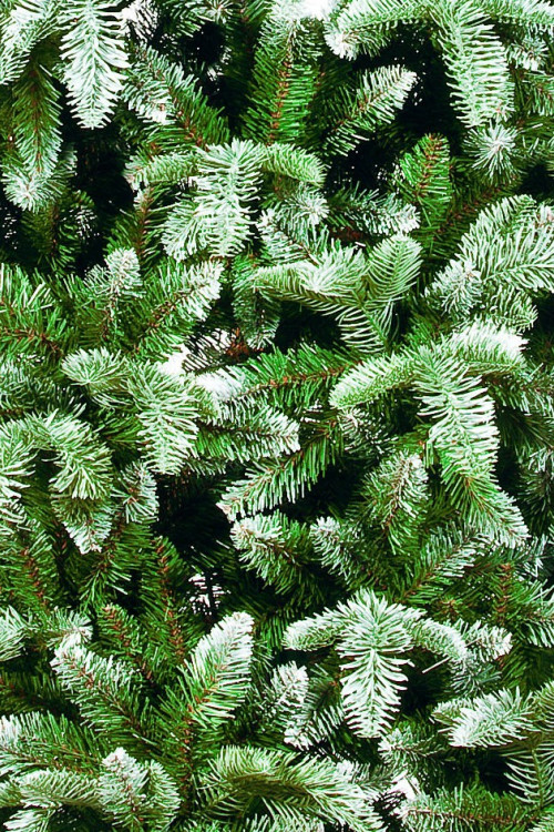 Елка Нормандия утонченная заснеженная 185 см., литая хвоя+пвх, Triumph Tree (73855)