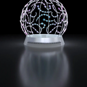 Светодиодная фотозона Шар Вьюга 340 см., Сад Радости (SR076)