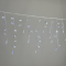 Светодиодная бахрома 3,1*0,5 м., 120 LED, холодный белый, мерцание, белый провод каучук, LTC (ECO120BLW-8-2W)