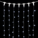 Светодиодный занавес 2*2 м., 400 белых LED ламп, мерцание, прозрачный провод ПВХ, LTC (PCL402BLW-10-2W) в Санкт-Петербурге