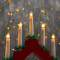 Светодиодная Рождественская горка 39×31×5 см., дерево, 220 В, Luazon Lighting (3613128)