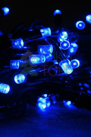 Светодиодная бахрома Sealed 3,2*0,9 м., 220V., 232 синих LED ламп, белый каучук, Beauty Led (LL232-8-2B)