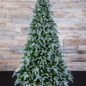 Елка Нормандия пушистая заснеженная 260 см., литая хвоя+пвх, Triumph Tree (73566)