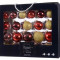 Набор стеклянных шаров  Торжественный вечер mix, красный, золотой, 42 шт, Kaemingk (149307) 