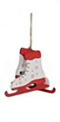 Украшение из дерева Коньки белые 12*10 см., House of Seasons (83222/1)