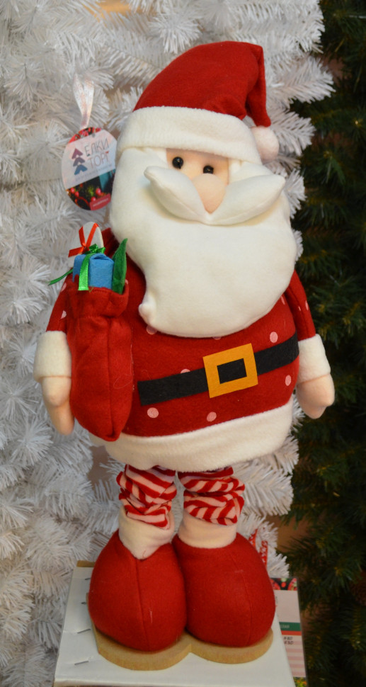 Ирушка Дед Мороз телескопический с подарками от 45см до 75см (522982)
