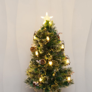 Настольная оптоволоконная елка Рождественские Огни 60 см., леска+пвх, контроллер (Т2301-60)