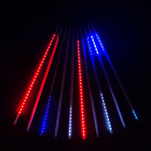 Гирлянда Тающие сосульки 10*0.5 м., 24V., 600 разноцветных LED ламп, коннектор, черный ПВХ, LTC (CCL600-10-1M)