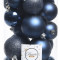 Набор пластиковых шаров Стиль mix, синий, 30 шт, Kaemingk (022991) 