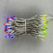 Светодиодная гирлянда 10 м., 3 батарейки типа D 4.5V, 100 разноцветных LED ламп, таймер, прозрачный провод, LTC (EST100-4W10-8M) в Санкт-Петербурге
