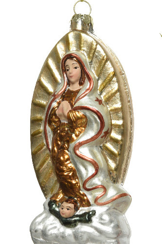 Елочное украшение Дева Мария 6х6х12 см., пластик, Kaemingk (027766/1)