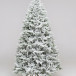 Искусственная елка Алтайская заснеженная 180 см., 100% литая хвоя, ЕлкиТорг (169180)