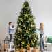 Интерьерная искусственная елка Сказочная Премиум 4,5 м., ствольная, Литая хвоя+ПВХ,  Green Trees (GT4,5SK)