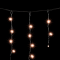 Светодиодная бахрома с колпачком 3,1*0,5 м., 120 экстра теплых белых LED ламп, черный провод ПВХ, IP65, Beauty led (PIL120CAP-11-2EWW)