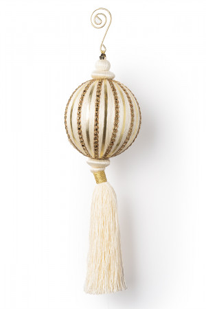 Винтажный стеклянный шар Сансара 26 см., 1 шт., Karlsbach (15300)