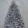 Искусственная елка Швейцарская заснеженная 180 см., 330 холодных-белых Led ламп, 100% литая хвоя, ЕлкиТорг (213180)