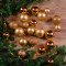 Набор пластиковых шаров Праздничный Стиль mix, золото, 42 шт, Kaemingk (020720) 