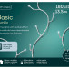 Светодиодная гирлянда с контроллером 13.5 м, 220V., 180 белые и холодных белых LED ламп, белый ПВХ, Kaemingk (494124) в Санкт-Петербурге