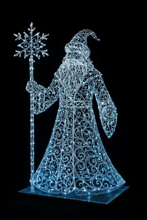 Светодиодная фигура Дед Мороз ажурный 200 см., Сад Радости (SR079)