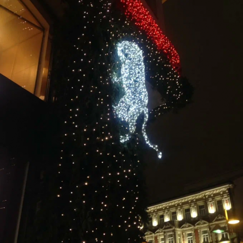 Светодиодная фигура Пантера крадущаяся 60 см., Сад Радости (SR178) 