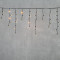 Светодиодная бахрома с колпачком 3,1*0,5 м., 120 желтых LED ламп, черный провод ПВХ, IP65, LTC (PIL120CAP-11-2Y)