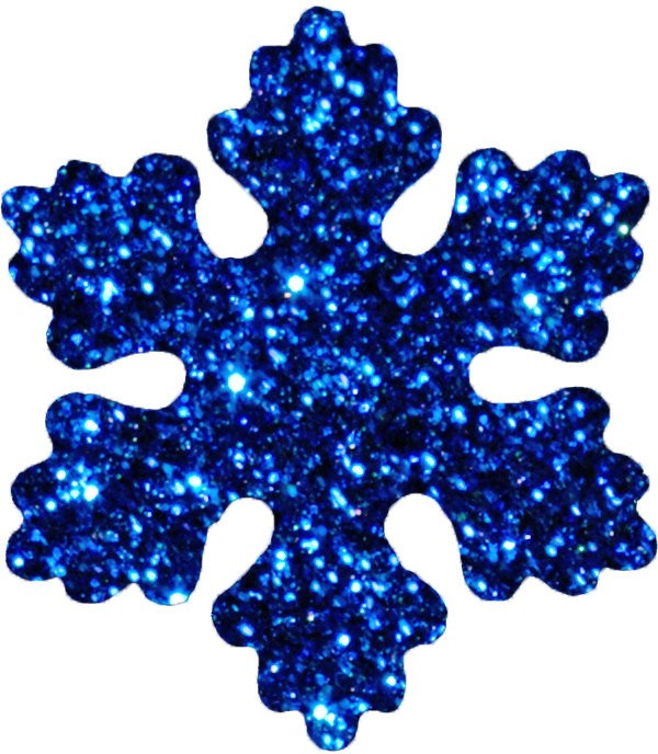 Снежинка из пенофлекса Облачко 600 мм., синий, ПромЕлка (CO-600BLUE)