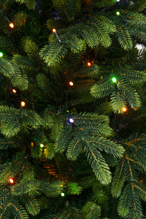 Искусственная елка Венецианская 210 см., 510 мульти/теплых белых Led ламп (2в1), Литая хвоя+ПВХ, ЕлкиТорг (175210)