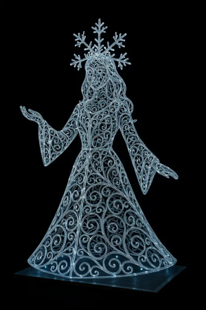 Светодиодная фигура Снегурочка ажурная 200 см., Сад Радости (SR080)