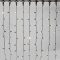 Светодиодный занавес 2*3 м., 600 LED, тепло-белый, статика, черный провод каучук, LTC (ECO602-1-2WW)