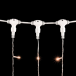 Светодиодный занавес 1*9 м., 900 экстра теплых белых LED ламп, прозрачный провод ПВХ, LTC (PCL901-10-2EWW)