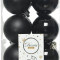 Набор пластиковых шаров Дивный 60 мм, черный, 12 шт, Kaemingk (021996)
