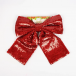 Бант Гретта 25x28 см., 1 шт., красный, пайетки, Christmas DeLuxe (14250) в Санкт-Петербурге