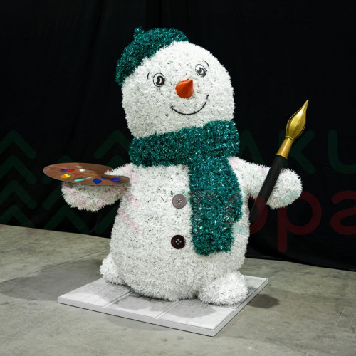 Светодиодная фигура из мишуры Снеговик Художник 2.07 м., Conso (3DGR809)