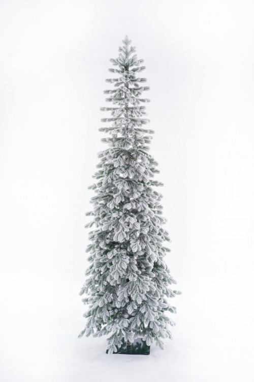 Искусственная ель Тикко заснеженная 125 см., 100% литая хвоя, Max Christmas (ЕЛТКЗ12)