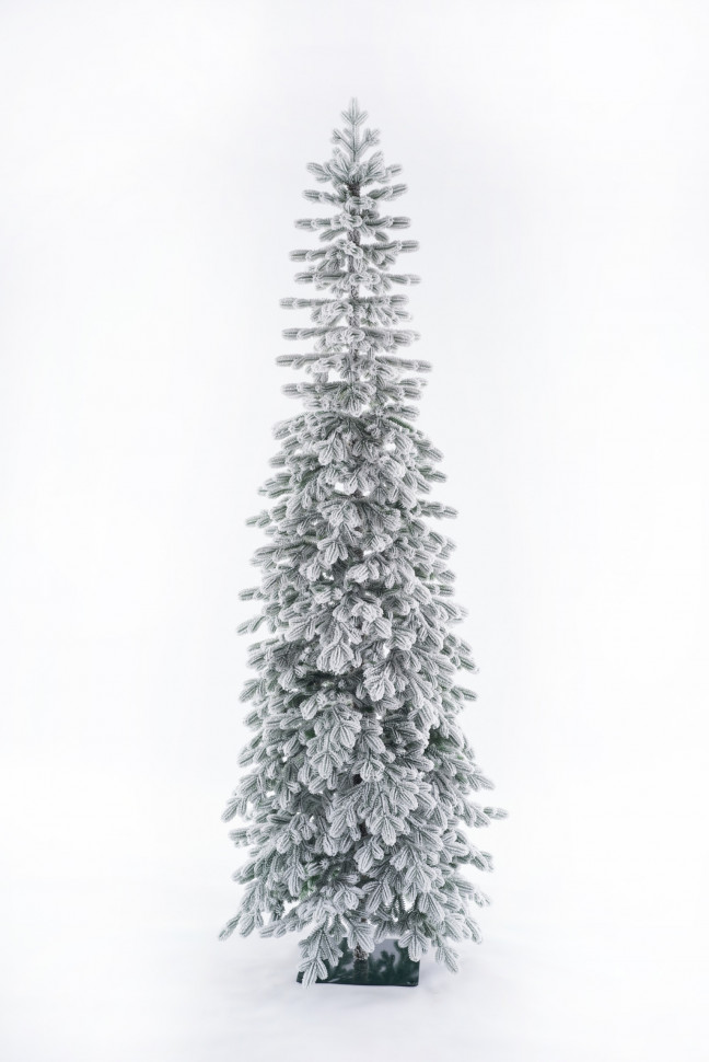 Искусственная ель Тикко заснеженная 125 см., 100% литая хвоя, Max Christmas (ЕЛТКЗ12)