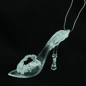 Украшение &quot;Туфелька&quot; цвет серебро,10 см. (150070)