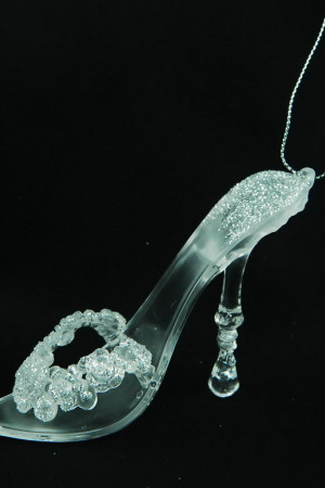 Украшение &quot;Туфелька&quot; цвет серебро,10 см. (150070)