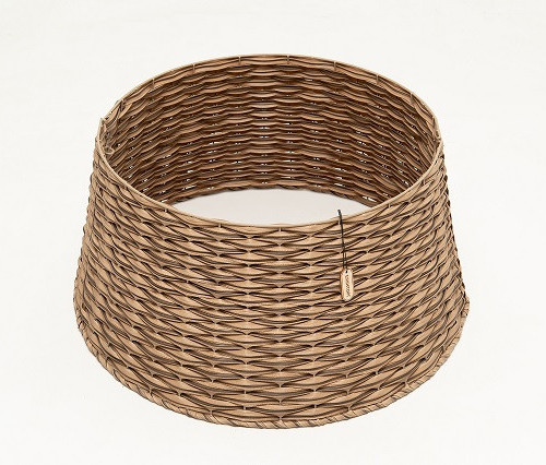 Корзина под елку Прованс 145*110*35 см., разборная, орех, ЕлкиТорг (145-219)