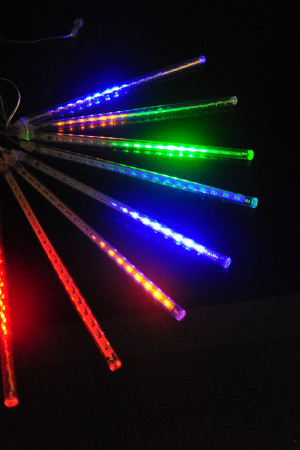 Комплект &quot;Тающие сосульки&quot; 12V.,10 х 0.5м, 480 Led. Супер яркий диод, RGB. LaitCom.