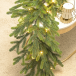 Хвойная ветвь Венецианская 180 см., 30 тепл белый led., 100% литая хвоя, ЕлкиТорг (52118)