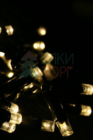 Светодиодная бахрома Sealed 4.8*0.9 м., 220V., 348 теплых белых LED ламп, белый каучук, Beauty Led (LL348-8-2WW)